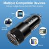 USB Quick Car Charger 12W 3.1A Type C PD Fast Charging Phone Car Adapter for Iphone 13 12 11 Pro Max Honor M4J1