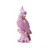 Parrot Figurine FeatherTextured Resin Statue Ornamental Base Decorative Bird Ornament a Style