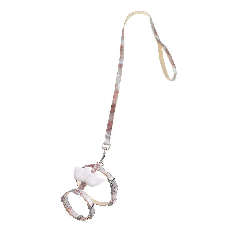 Wings Cat Rope I-shaped Cat Leash, Anti-break Free Walking Cat Rope Gradual Change Pet Leash Cat Supplies