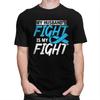 My Husbands Fight Is My Fight Prostate Cancer Awareness T Shirt Short Sleeves Graphic Clothing Loose Fit 100 Cotton Tee Tops