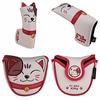 Golf headcovers for drivers woods utilities putter covers for magnetic type with Odyssey pin type with Scotty Cameron cat single item woods and