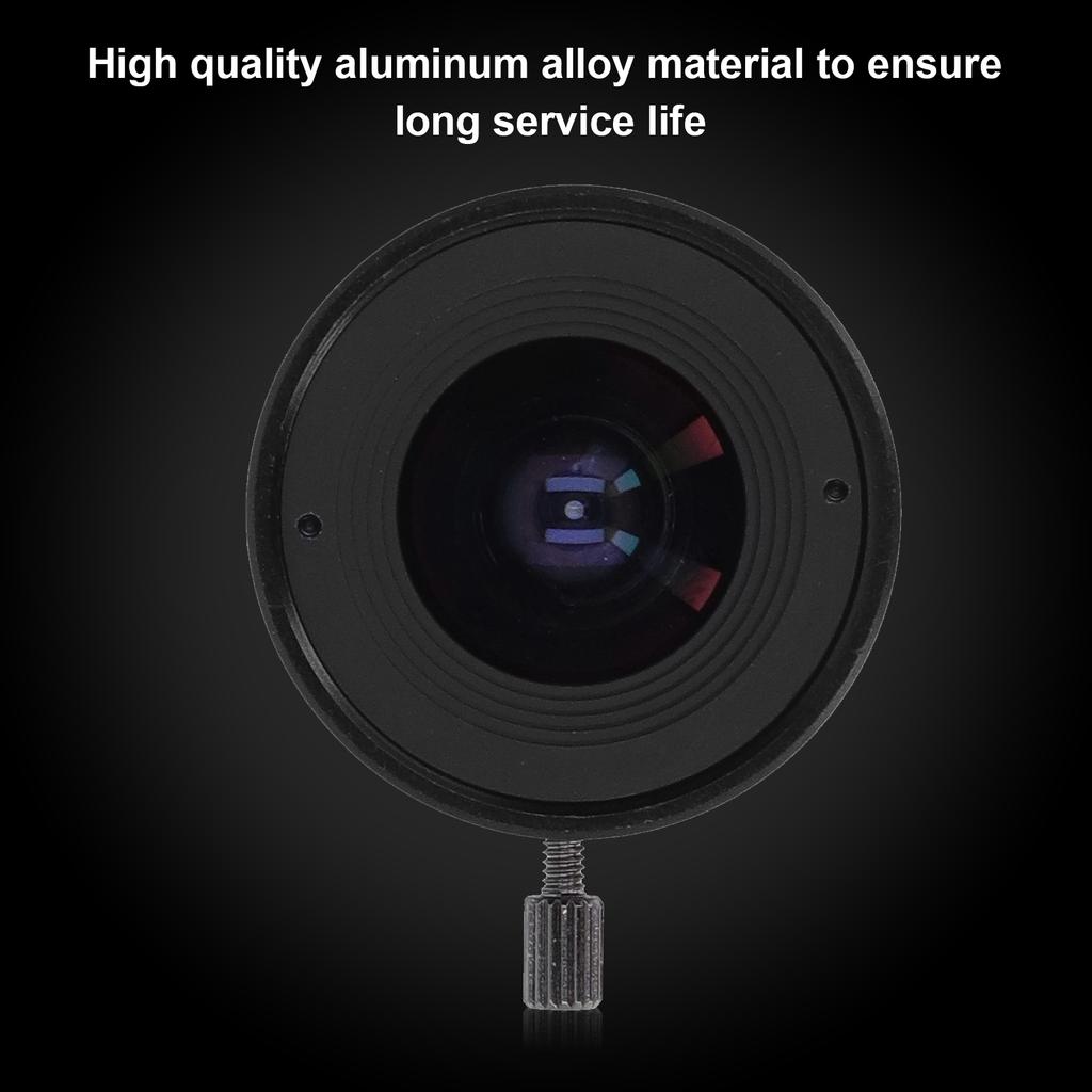 IP Camera Lens 2.1mm 3MP CS Mount Lens Wide Angle CCTV Camera Lens Aluminum Alloy for Home Security Cameras Security Camera Lens