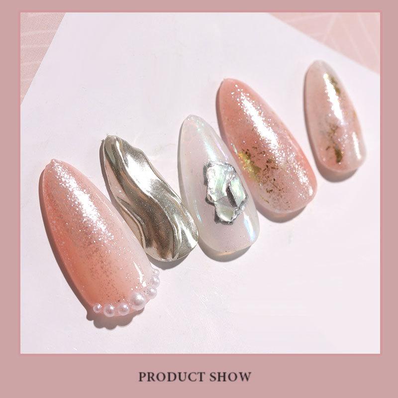 Japanese Nail Art Glitter Highlight Powder Eye Makeup Sticker Polarizing Powder Fairy Fine Powder Light Therapy Nail Ornament Diy