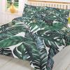 Tropical Plant Banana Leaf Green Duvet Cover With Pillow Case Custom 3pcs Bedding Set Quilt Cover Double Bed Home Textile