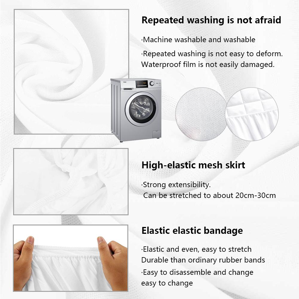 2025 Winter Waterproof Fitted Sheet with Cotton Padding for Babies, Toddlers, and Elderly - Anti-Spill, Anti-Mite, Anti-Dust Bed Protector Cover