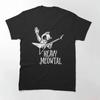 Meowtallica Rock Cat Music Print T-Shirts for Unisex and Women Fashion Funny T-Shirts Unsiex Comfortable T-Shirt for Couple
