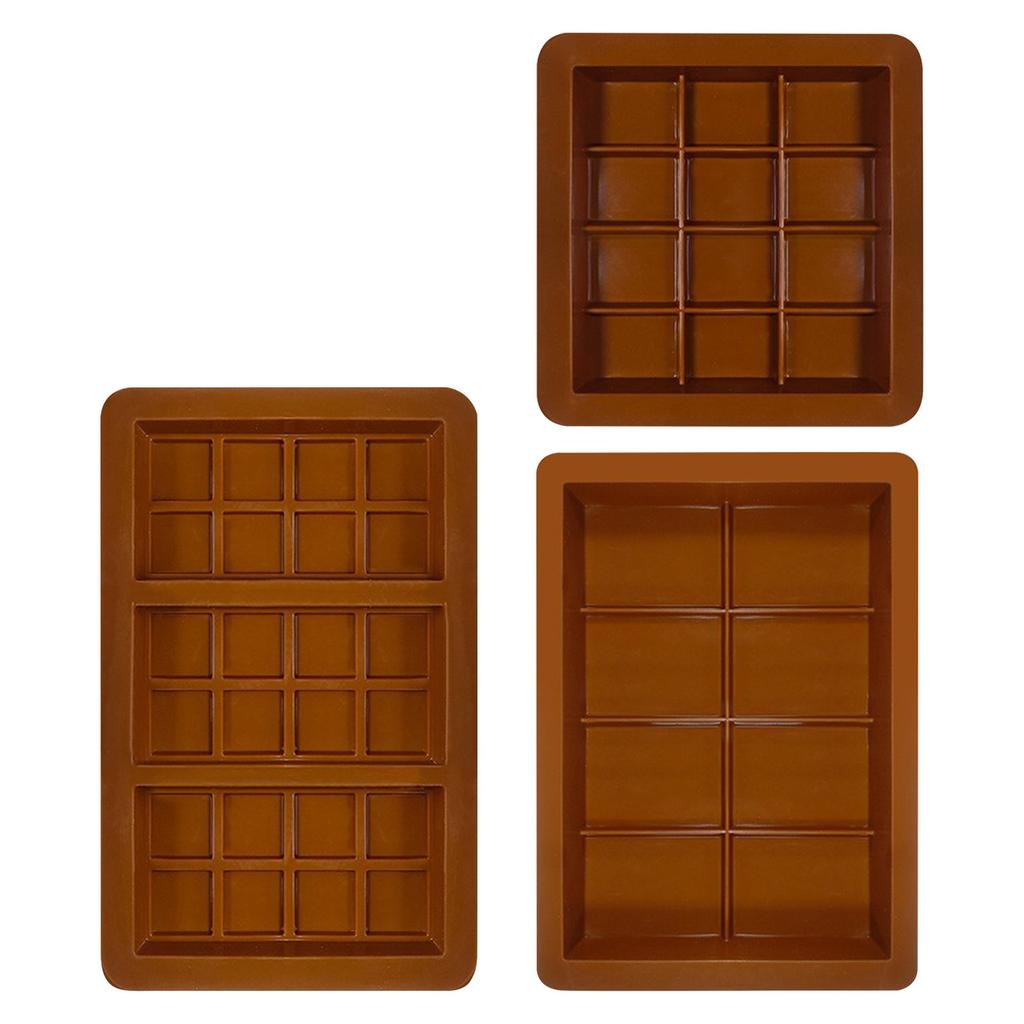 Chocolate Mold, Food Grade Silicone Rectangular Chocolate Baking Mold, Provides Convenient Decoration For Festivals And Occasions,