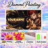 Personalized Gaara Naruto Diamond Art Custom Name 5D Diamond Painting Full Drill DIY Craft