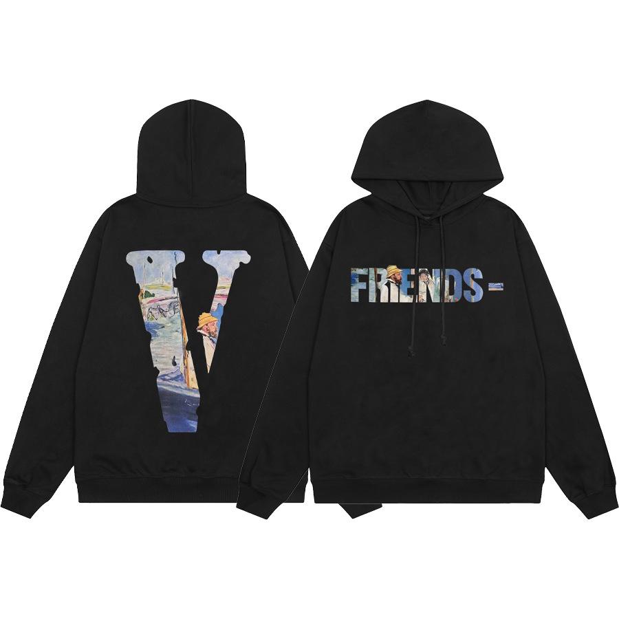 VLONE Jerry Kirschblütenblatt-Print Hoodie - Trendiges High Street Herbst/Winter Sweatshirt
