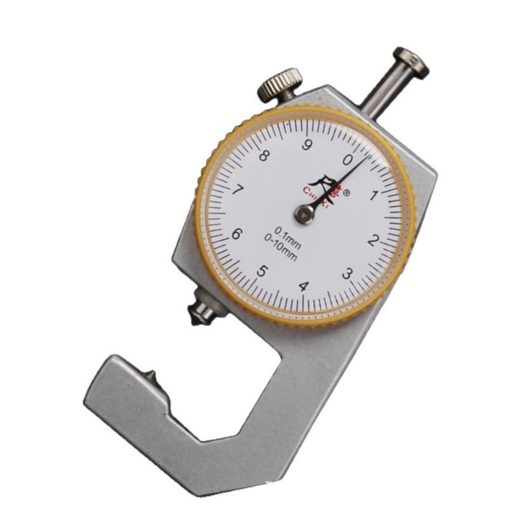 Pointed/Flat Head Thickness Tester Round Dial Measuring Tool Thickness Gauge Hollow Pipe