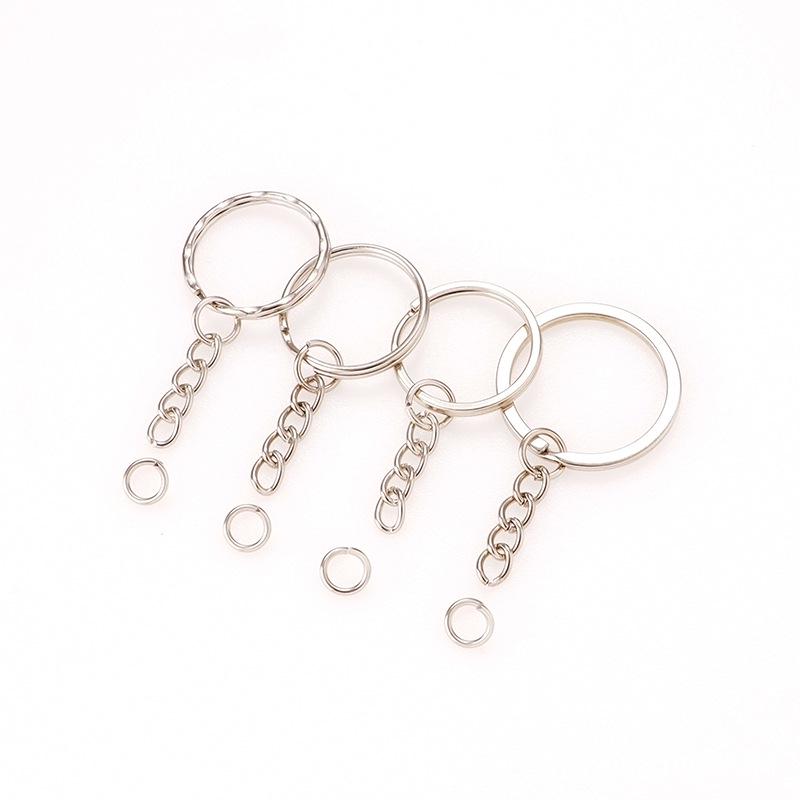 DIY Metal Keychain with Doll Pendant and Snap Hook