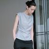 On On Draped Sleeveless Blouse New6mb508