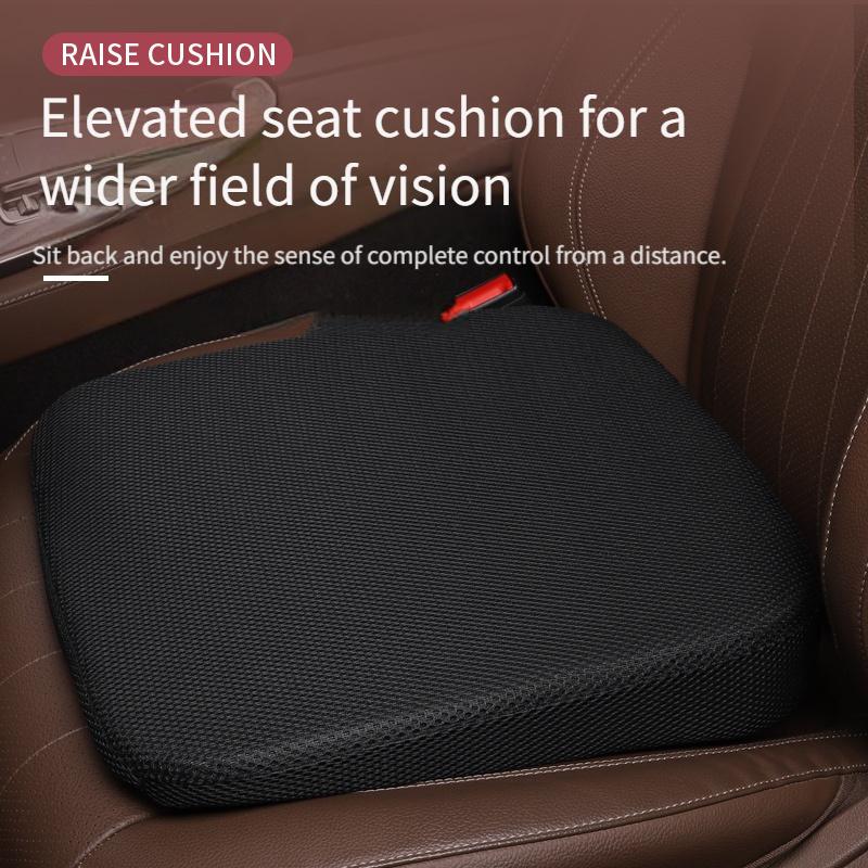 Car Seat Cushion Adult Booster Seat Cushion Pad Short People Driver Seat Booster Ergonomic Sloping Seat Cushion For auto