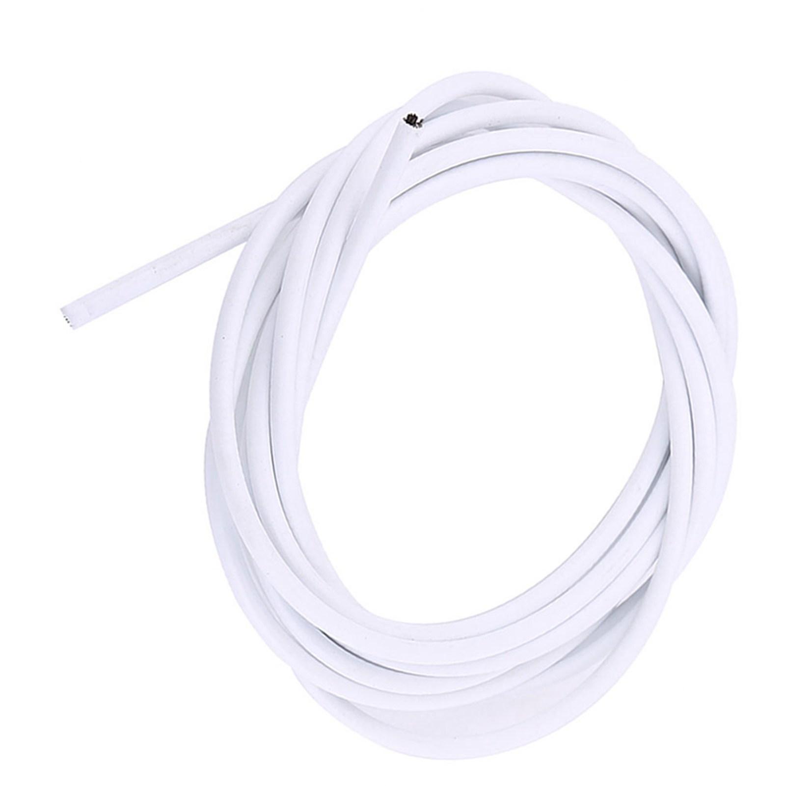 Shoemst White 4Mm Bicycle Shifting Cable Bike Wires For Road Mtb Bikes (White)