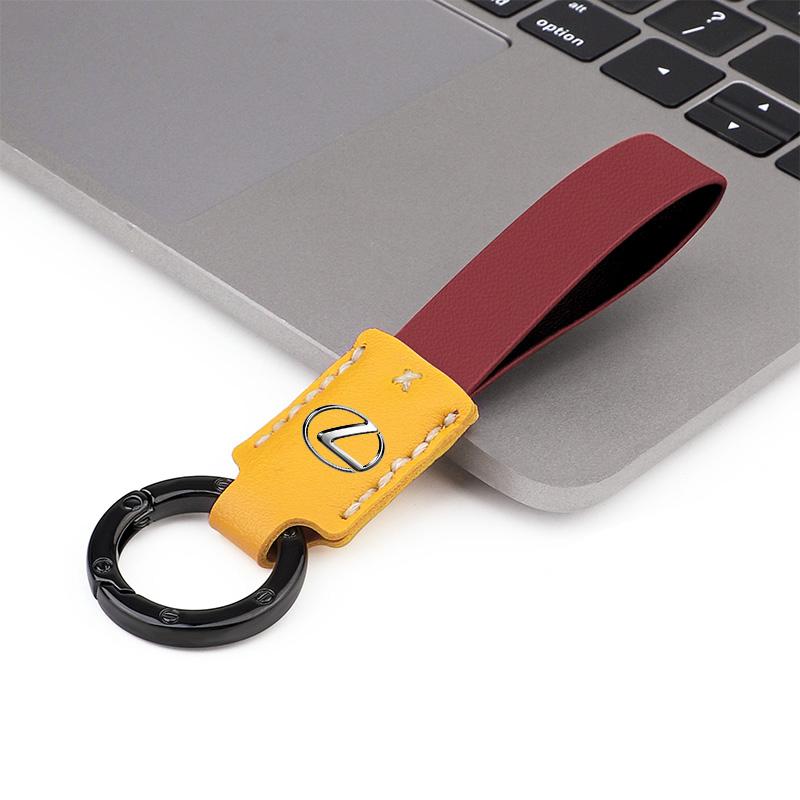 Car Luxury Key Rings Fashion Leather Keychain Decoration For Lexus F-SPORT ES RX NX LS UX LM LX GX LC RZ IS CT GS RC HS SC TX AL9
