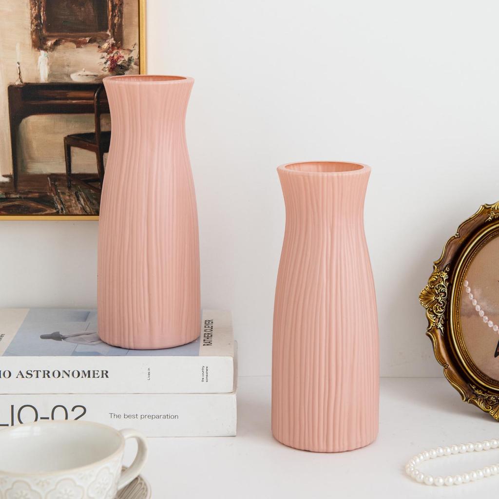 Elegancki Minimalistyczny Wazon Plastikowy w Stylu Ins do Kreatywnego Wystroju Domu