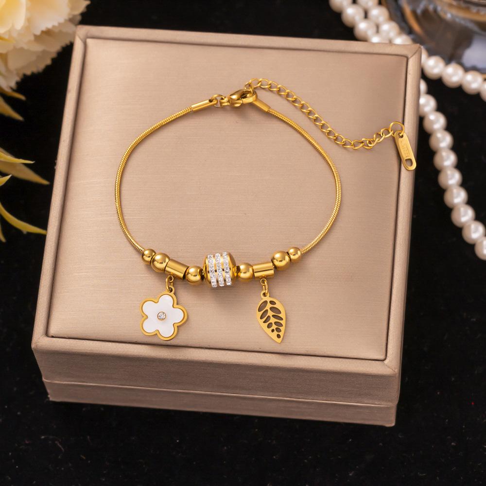 Fashion Titanium Steel Bracelet Never Fade Elegant Durable Jewelry for Women Men Unisex