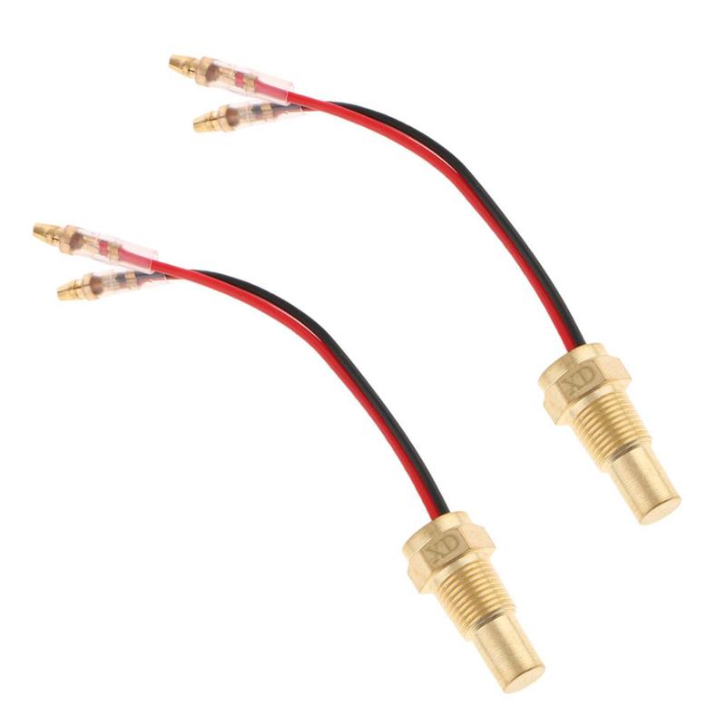 Digital Water Temp Gauge Sensor 12V 24V Voltmeter Automotive Meter for Car Engine Temperature Monitoring Universal Fit