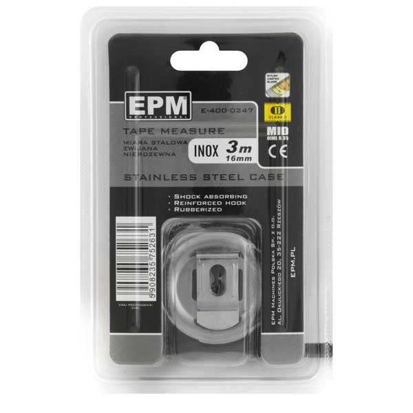 INOX ROLLED MEASURE 3M*16MM - E-400-0247