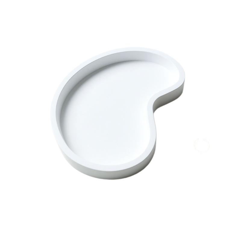 Gypsum Jewelry Showcase Tray Exquisite Jewellery Storage Pallet Jewelers Bracelet Displays Salver Live Pictures Display Props