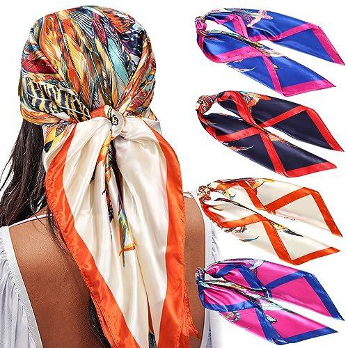 Silk Square Scarves 90 Square Scarves Headscarves Printed Silk Scarves Spot Single Price