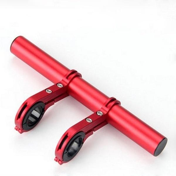 10/20/30 CENTIMETRI Staffa di Estensione Della Bici Singolo/Doppio Mountain Bike Manubrio Extender Tachimetro Torcia Della Bicicletta Supporto Della Lampada supporto