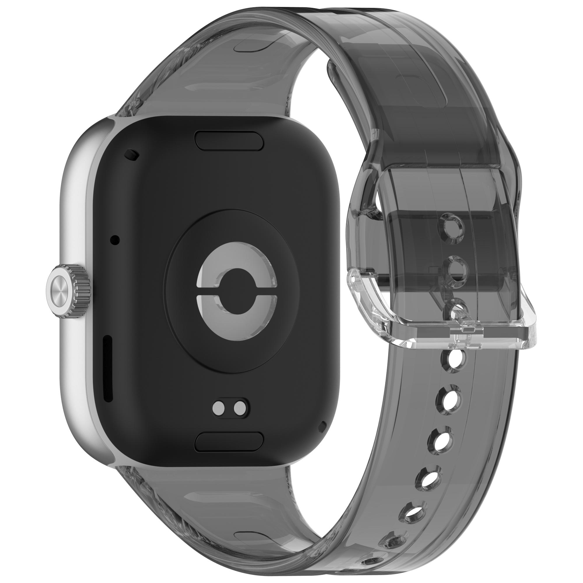 

Ремінець для годинника з ТПУ для Xiaomi Smart Band 9 Pro/8 Pro/Redmi Watch 5/4, прозорий ремінець, що змінює колір Photochromic Black