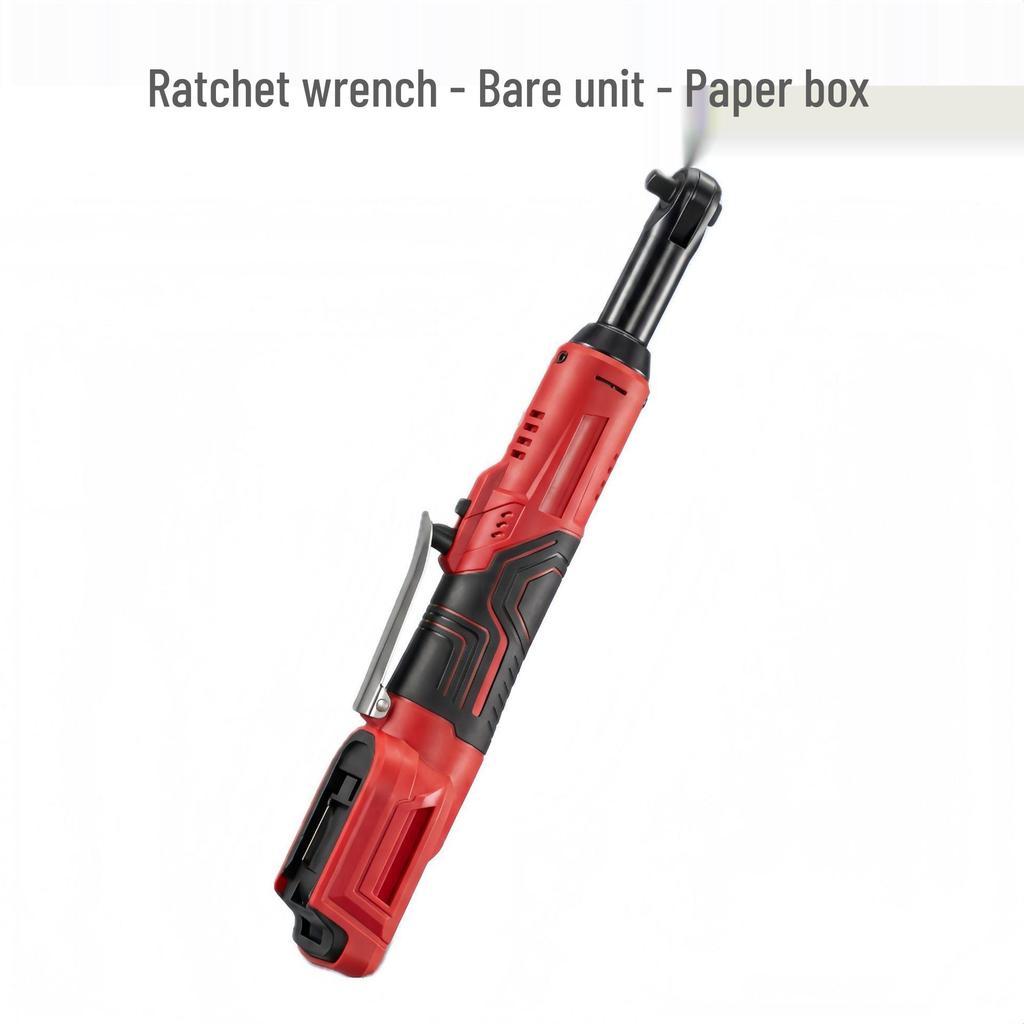 21V Electric Right Angle Ratchet Wrench with Lithium Battery for Auto Repair and Installation