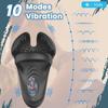 Vibrating Penis Ring, Delayed Ejaculation, 10 Vibration Modes Perineum and Testicular Stimulation Penis Ring Male Vibrator, Waterproof Sex Toys