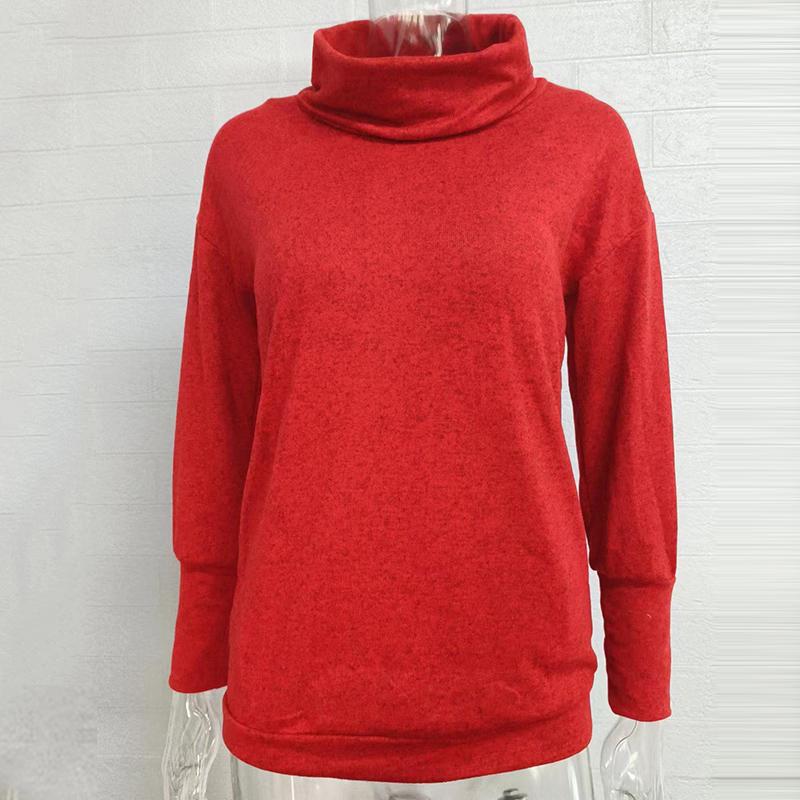 Móda Rolák s dlouhým rukávem Svetr Ležérní Kašmírový úplet Svetr Ležérní Jednobarevné Měkké teplé svetry Topy 28971