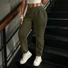 Pantaloni della tuta colorati da donna con elastico in vita e tasche per abbigliamento casual