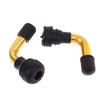 2 Stück Pvr 70/60/50/40 Motorroller Snap-In/Schraub-Metall-Reifenventil 90-Grad-Gummi-Winkelventil Moto Elektroroller Fahrrad