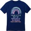 Modisches Sommer-T-Shirt für Herren Dein kleiner Sonnenstrahl des Sarkasmus ist angekommen Kurzarm Reise O-Ausschnitt T-Shirt