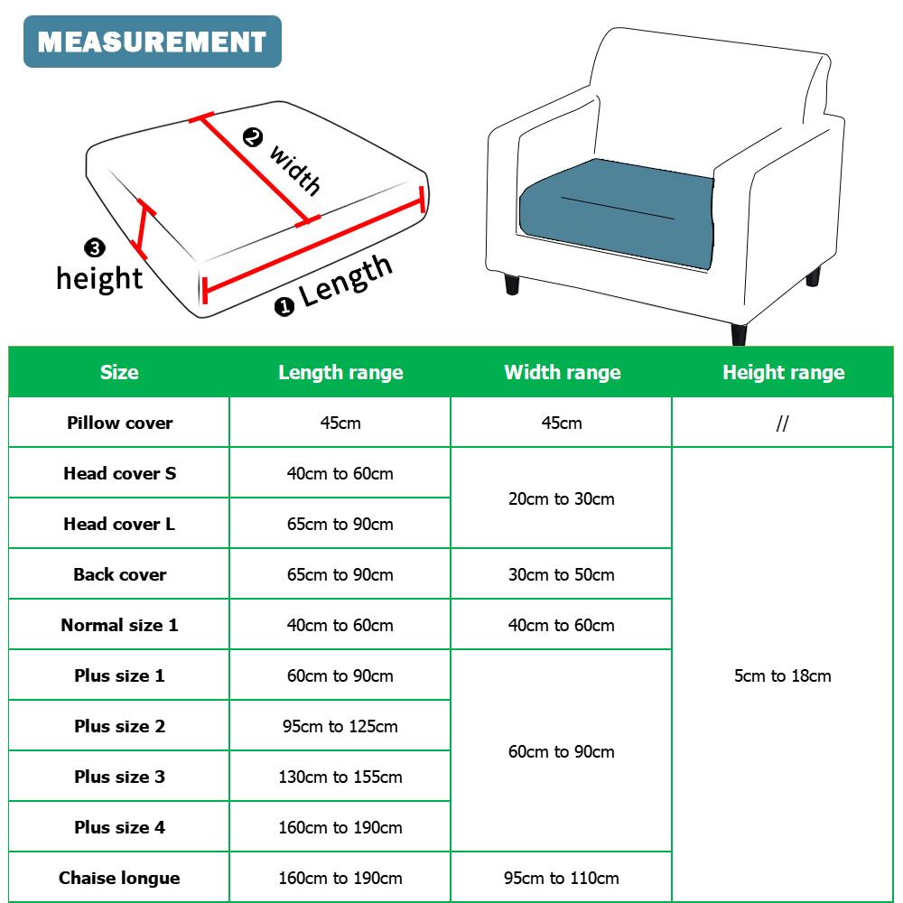 1Pc Jacquard Sofa Slipcover Nonslip Elastic Sofa Cover Couch Cover For Bedroom Office Living Room Home Decor Furniture Protector