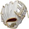 SSK Soft Baseball Proedge Junior Size L [SSK] Glove, All-Rounder, PEJ76JSP7, White/CAM (1012), (Right-Handed Throw)