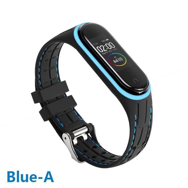 Strap For Mi band 7 6 5 Bracelet Sport belt Silicone watchband replacement Smartwatch bracelet for Xiaomi mi band 3 4 5 6 strap
