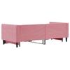 Pull Out Daybed Pink 80 x 200 cm Velvet