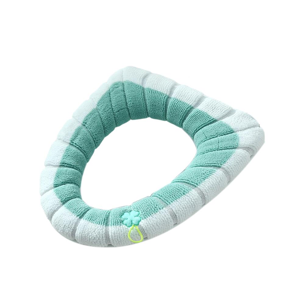 Soft Polyester Toilet Seat Cover Toilet Seat Pad Warm Seating