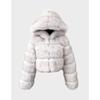 Pelz Herbst und Winter Kunstpelz Thermische Kapuzen-Pelzjacke Damen