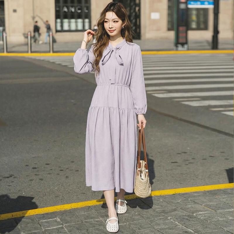 Demana Summer Seven-Sleeve A-Line Midi Dress