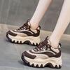 Spring and Autumn New Fashionable Explosive Thick Bottom Sponge Cake Trendy Versatile Height Increasing Casual Shoes