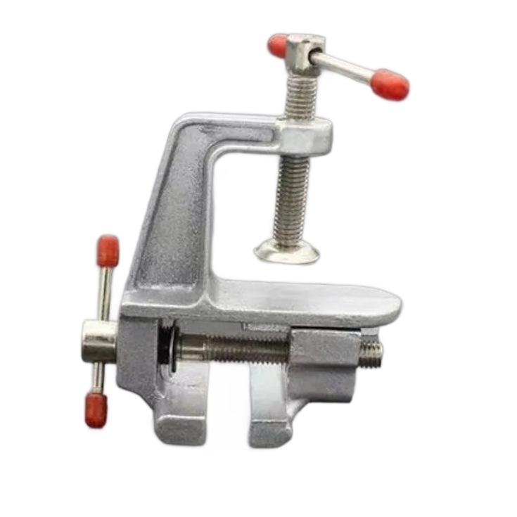 Multi-functional Mini Flat Jaw Bench Vise for Household Workbench