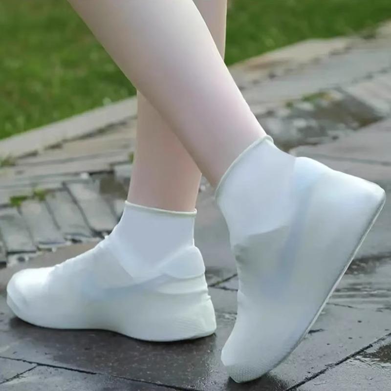 

Водонепроницаемые многоразовые нескользящие силиконовые бахилы для мужчин и женщин - износостойкие дождевые чехлы для обуви для взрослых