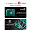 Extended Electric Socket Wrench Set with Large, Medium & Small Hexagonal Air Gun Heads for Auto Repair