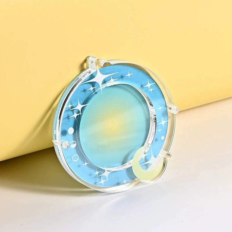 Anime Badge Display | Star Acrylic Badge Display Stand Star Ring синий