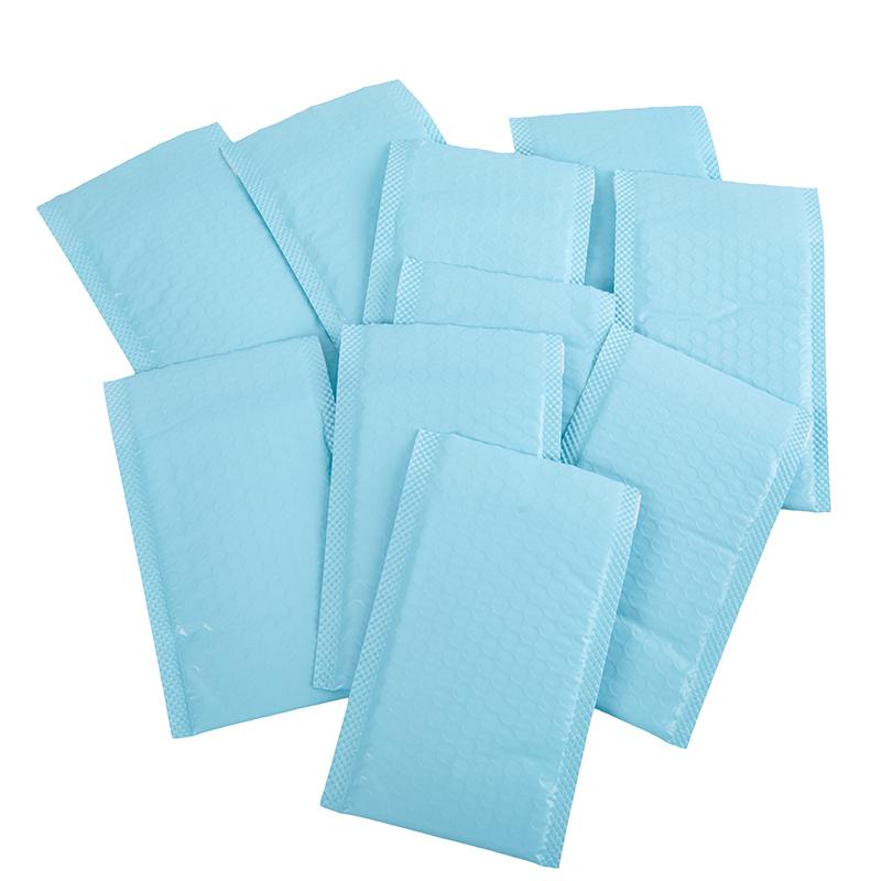 10Pcs 15X11Cm Light Blue Bubble Mailers Self-Seal Shipping Padded Envelops Bags