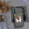 Cute Cartoon Llama Phone Case For Samsung Galaxy A12 A22 A32 A42 A52 A72 A54 A34 A24 A14 A73 A53 A33 A23 A13 5G F52 F62 Cover Sh