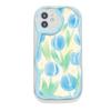 Fresh Tulip For iPhone17promax Phone Case Apple 16 Cream Wave 14/13 Soft Case 15