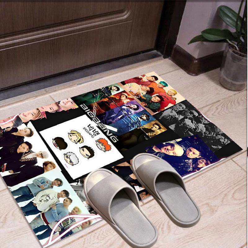 BIGBANG Pattern Rug, Indoor/Outdoor Mat, for Picnic, Gameroom, Bedroom, Office, Living Room, Home Decor Carpet, Birthday Gift
