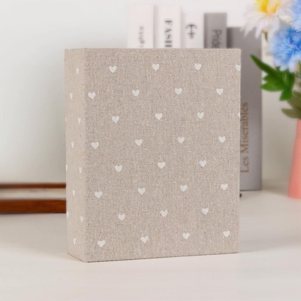 Linen Cover Photo Album 100 Pockets Slip-in Picture Albums Small Scrapbook Album  Children Growth
